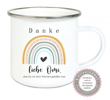 Preview: zauberhafter Blumentopf Danke Oma Name Geschenk Abschied Erzieherin, KITA KIGA Hebamme ...von Lüttentüddel® Muttertag, Mitbringsel..